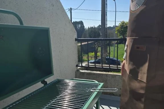 Barbecue and terrace views