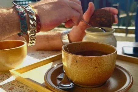 Freshly made coffee
