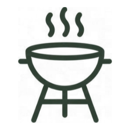 Icon of barbecue