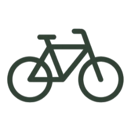 Icon of bicycle line