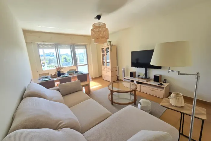 Bright living-dining room